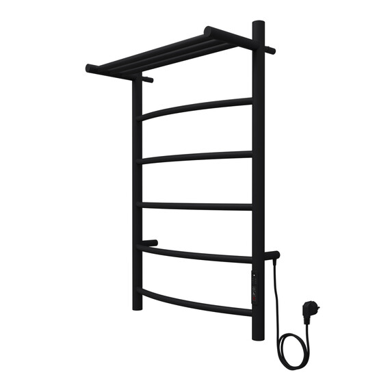 Полотенцесушитель электрический Azario Verona с полкой П6 500x800 мм AZ04858PB - фото 