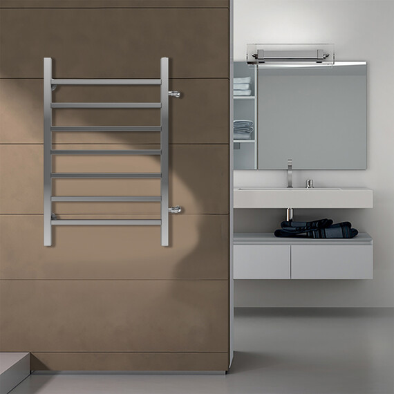 Полотенцесушитель водяной Azario Ancona с боковым подводом П7 500x800 мм AZ71558 - фото 4