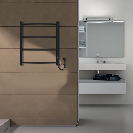 Полотенцесушитель электрический Azario Verona П4 500x600 мм AZ04856B - фото 5