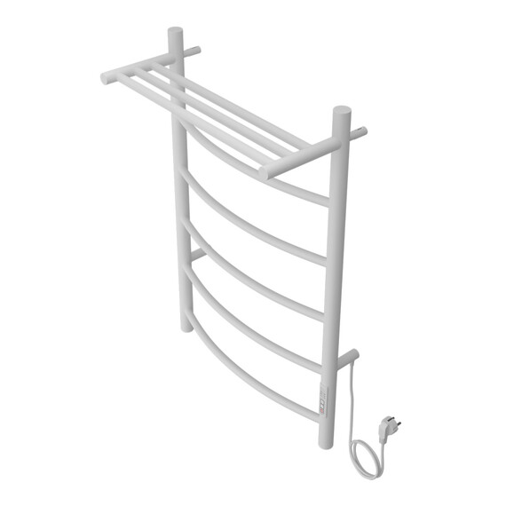 Полотенцесушитель электрический Azario Verona с полкой П6 500x800 мм AZ04858PW - фото 2