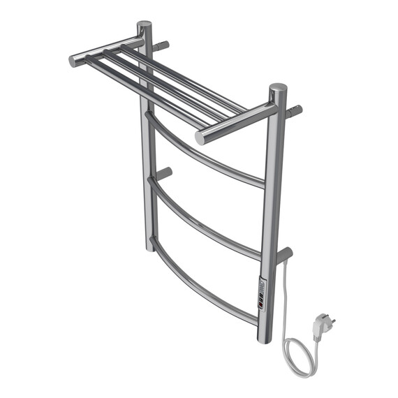 Полотенцесушитель электрический Azario Verona с полкой П4 400x600 мм AZ04846P - фото 2