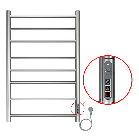 Полотенцесушитель электрический Azario Parma П8 500x800 мм AZ10858 - фото 4