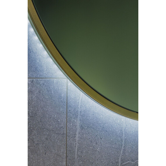 Зеркало Art&Max Asti 80 см AM-Ast-800-DS-FNC-Gold, золото - фото 2