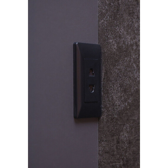 Зеркало-шкаф Art&Max Platino 60 см AM-Pla-600-800-1D-R-DS-FC-H-T-Grey, антрацит - фото 5