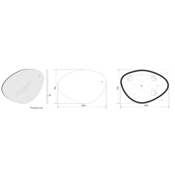 Зеркало Art&Max Como 70 см AM-Com-700-1000-DS-F - фото 9