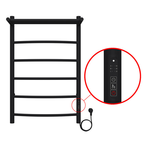 Полотенцесушитель электрический Azario Verona с полкой П6 500x800 мм AZ04858PB - фото 4