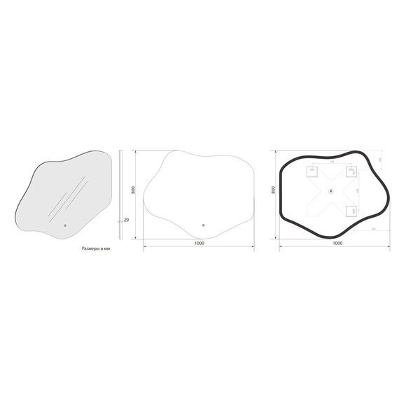 Зеркало Art&Max Como 80 см AM-Com-800-1000-DS-F - фото 7