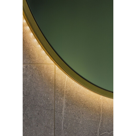 Зеркало Art&Max Asti 80 см AM-Ast-800-DS-FNC-Gold, золото - фото 4