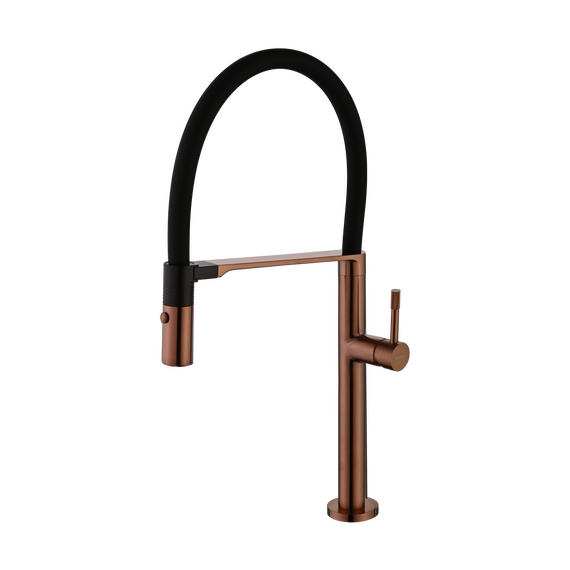 Смеситель для кухни Boheme Kitchen 114-BRB, брашированная бронза - фото 