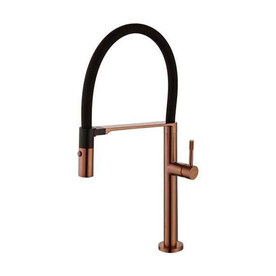 Смеситель для кухни Boheme Kitchen 114-CB, брашированная медь - фото 