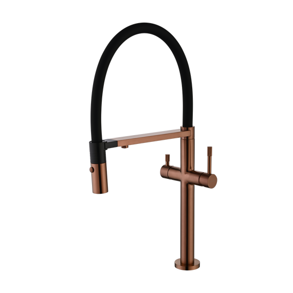 Смеситель для кухни Boheme Kitchen 115-BRB, брашированная бронза - фото 