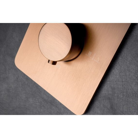 Термостат для ванны Boheme Сell 134-3-BRB (со скрытой частью) брашированная бронза - фото 5