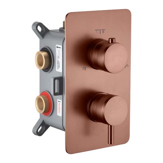 Смеситель для ванны Boheme Cell 135-3-BRB (со скрытой частью) бронза брашированная - фото 