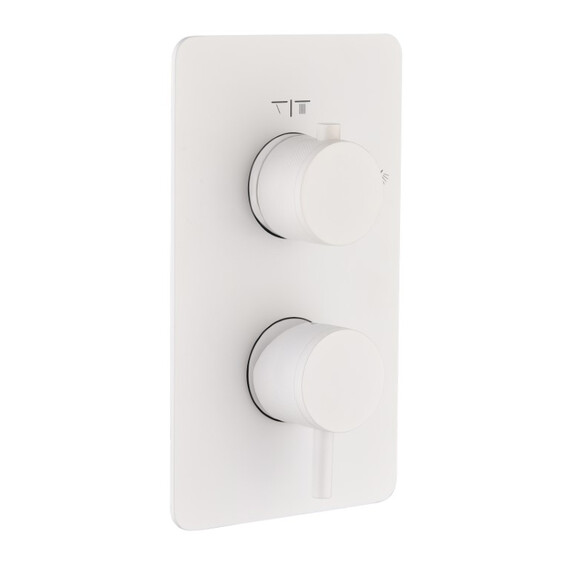 Смеситель для ванны Boheme Cell 135-3-MW (со скрытой частью) белый матовый - фото 