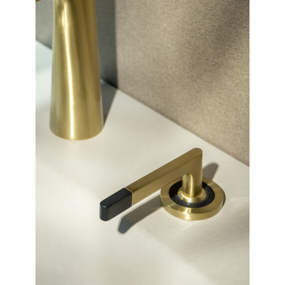 Смеситель для раковины Boheme Duo 161-MG, золото матовое - фото 4