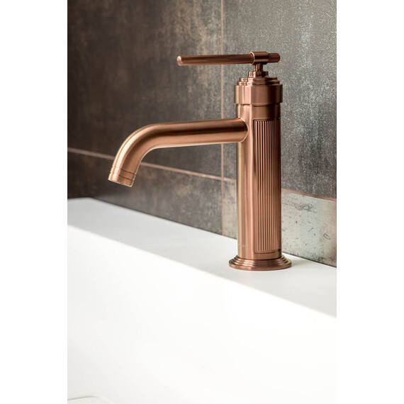 Смеситель для раковины Boheme Eterna 171-CB, медь брашированная - фото 2