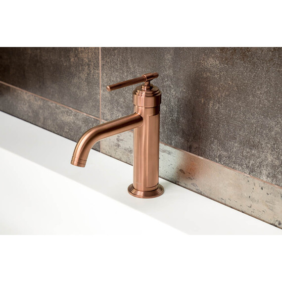 Смеситель для раковины Boheme Eterna 171-CB, медь брашированная - фото 3
