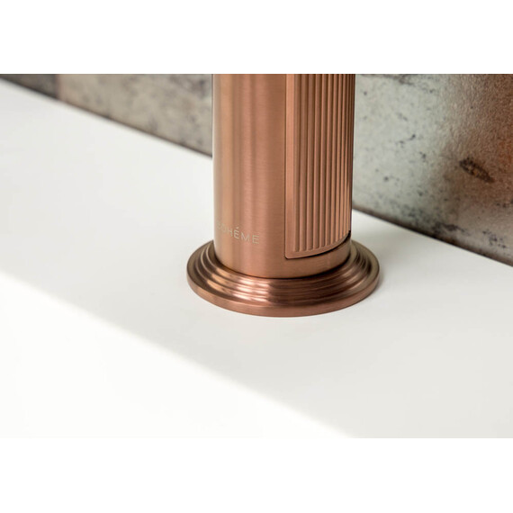 Смеситель для раковины Boheme Eterna 171-CB, медь брашированная - фото 4