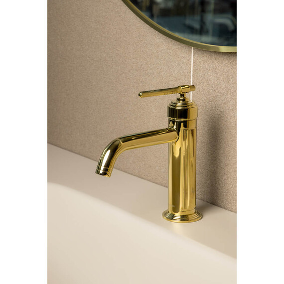 Смеситель для раковины Boheme Eterna 171-G, золото - фото 2