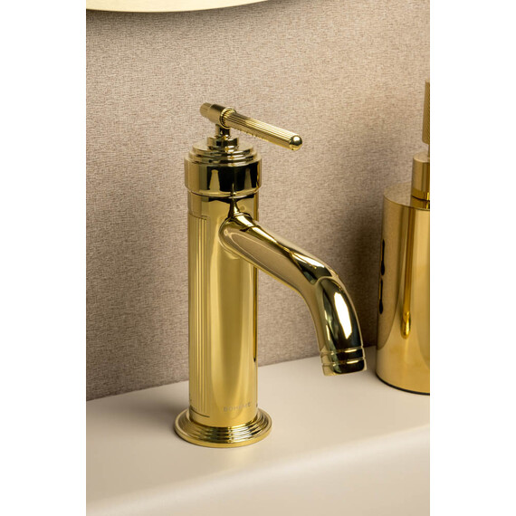 Смеситель для раковины Boheme Eterna 171-G, золото - фото 5