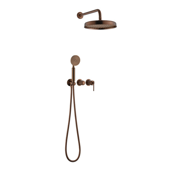 Душевая система для душа Boheme Eterna 174-BRB (со скрытой частью) бронза брашированная - фото 