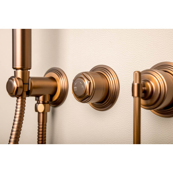 Душевая система для душа Boheme Eterna 174-BRB (со скрытой частью) бронза брашированная - фото 6