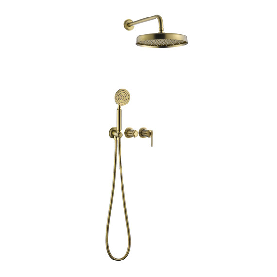 Душевая система для душа Boheme Eterna 174-MG (со скрытой частью) золото матовое - фото 