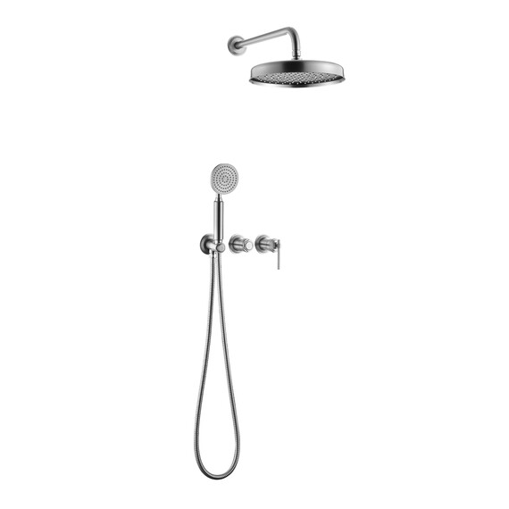 Душевая система для душа Boheme Eterna 174-NB (со скрытой частью) никель - фото 