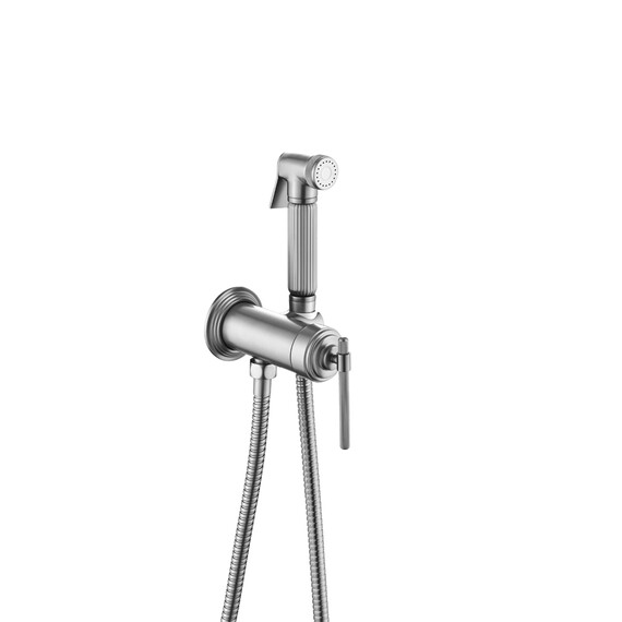 Набор для гигиенического душа Boheme Eterna 177-NB (со скрытой частью) никель - фото 