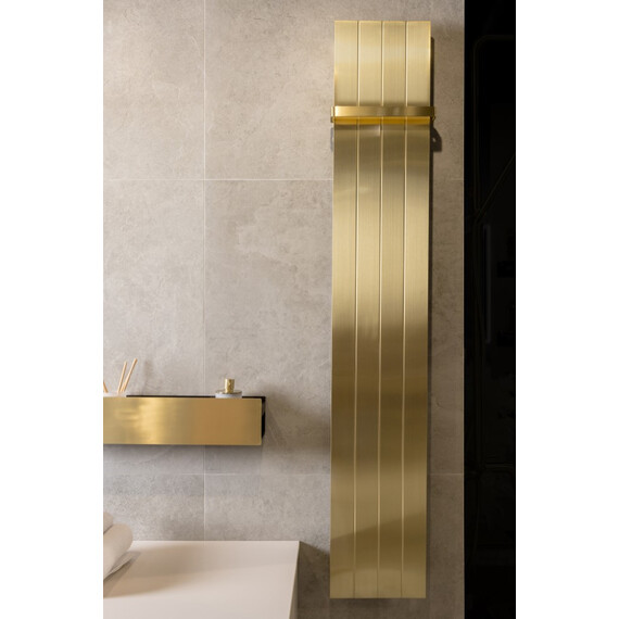 Полотенцесушитель электрический Boheme П4 250x1500 мм 725-MG, золото матовое - фото 6