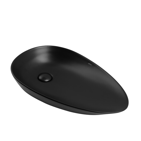 Раковина-чаша Abber Bequem 59 см AC2117MB, чёрный матовый - фото 4