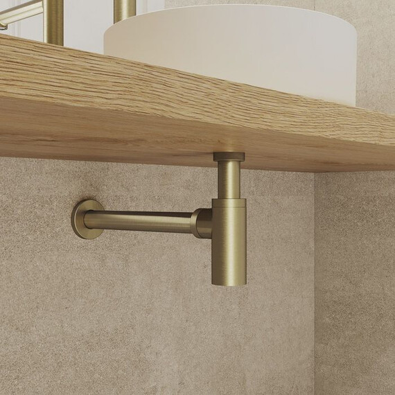 Сифон для умывальника Iddis Optima Home OPTMG00i84, золото матовое - фото 2