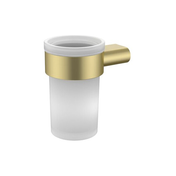 Стакан для зубных щеток Iddis Petite PETG0SGi45, цвет золото матовое - фото 