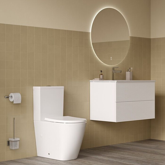 Унитаз-компакт безободковый Iddis Slide SLIRDSEi24 с крышкой микролифт (система смыва Торнадо) - фото 3