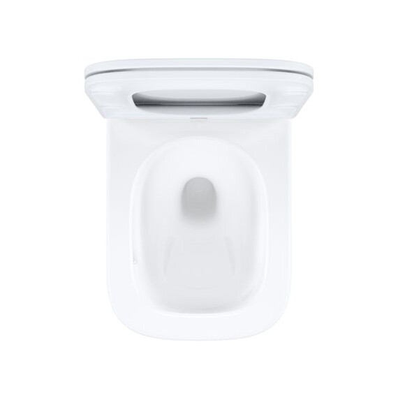 Унитаз подвесной безободковый Iddis Torr TOQFDSEi25 с тонкой крышкой микролифт (система смыва Торнадо) - фото 2