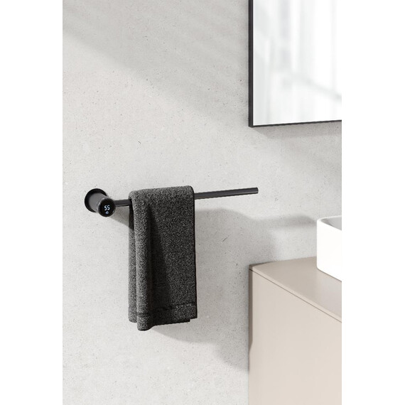 Полотенцесушитель электрический Boheme Stick 450x350 мм 727-GM, графит - фото 3