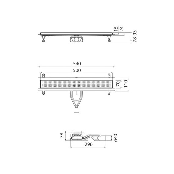 Трап Iddis Perfex 50 см 975B5MG20DZ, золото матовое - фото 14
