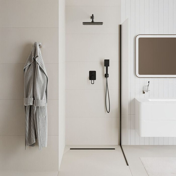 Трап Iddis Perfex 70 см 975B7BL20DZ, чёрный - фото 2