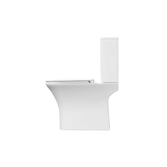 Унитаз-компакт безободковый Aquatek Optima T Square AQ4421-00 с ультратонкой крышкой микролифт (система смыва Торнадо) - фото 5