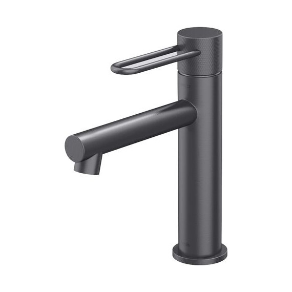 Смеситель для раковины Iddis Duna DUNGM00i01, графит матовый - фото 