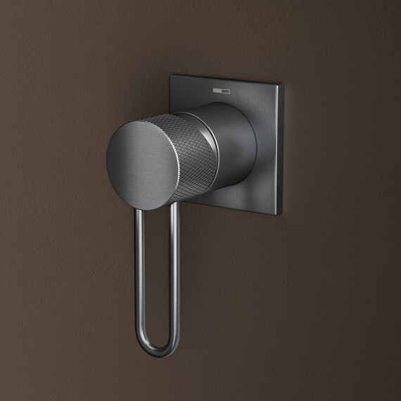 Смеситель для раковины настенный Iddis Duna DUNGM00i65, графит матовый - фото 2