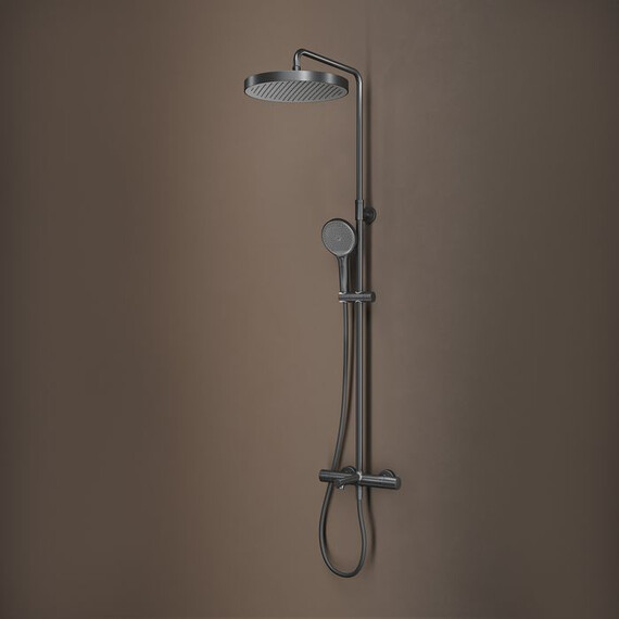 Душевая стойка Iddis Duna DUNGMSTi06, графит матовый - фото 5