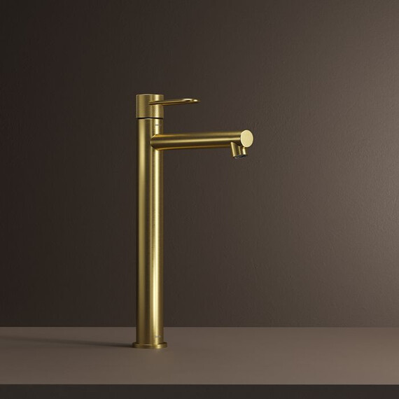 Смеситель для раковины высокий Iddis Duna DUNMG01i01, золото матовое - фото 4