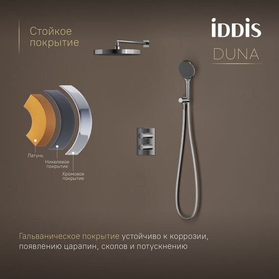 Душевая система для душа с термостатом Iddis Duna DUNSB0Ti67P - фото 7