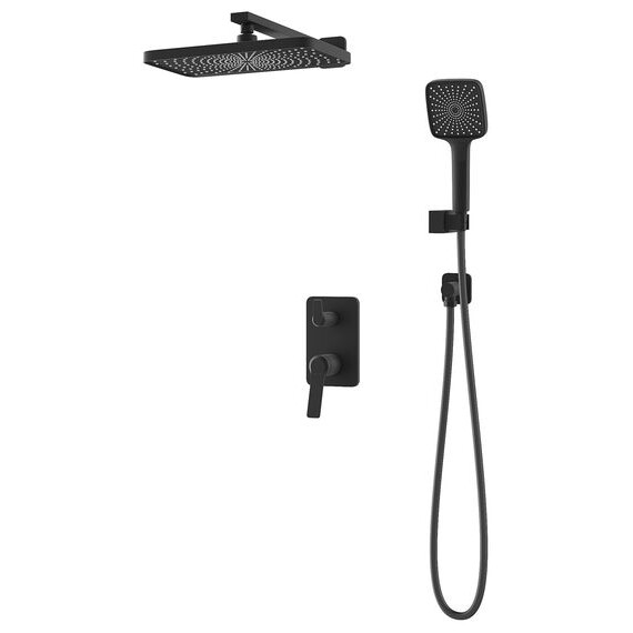 Душевая система для душа Iddis Parker PARBL02i67P, чёрный матовый - фото 