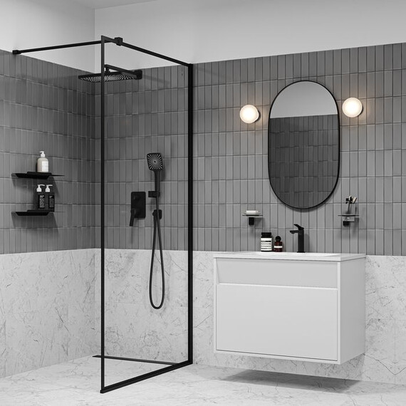 Душевая система для душа Iddis Parker PARBL02i67P, чёрный матовый - фото 5