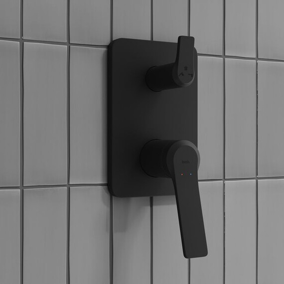 Душевая система для ванны Iddis Parker PARBL03i68P, чёрный матовый - фото 5