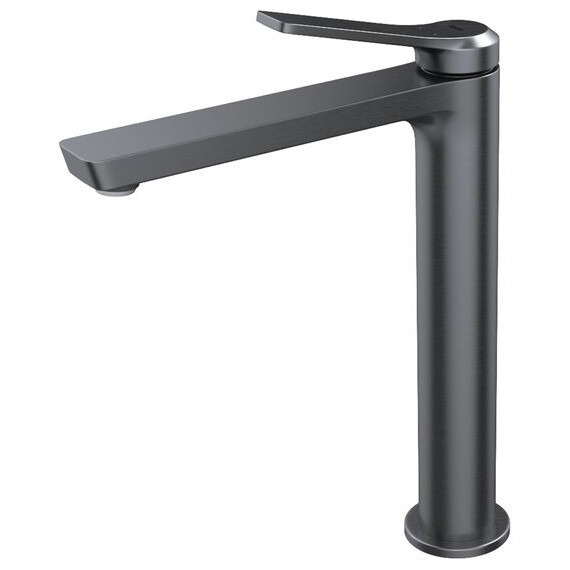Смеситель для раковины высокий Iddis Parker PARGM01i01, графит матовый - фото 