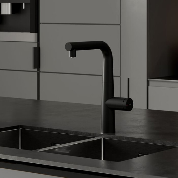 Смеситель для кухни Iddis Pure PURBLPFi05N, чёрный матовый - фото 6