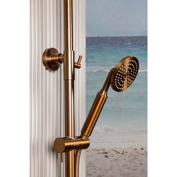 Душевая стойка Boheme Eterna 178-BRB, бронза брашированная - фото 6